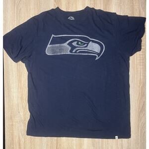 Seattle Seahawks 47' Navy Vintage NFL Official TShirt M